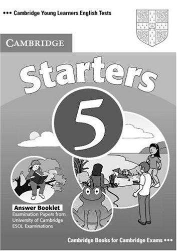 Посібник «Cambridge YLE Tests 5 Starters. Answer Booklet (відповіді до підручника)