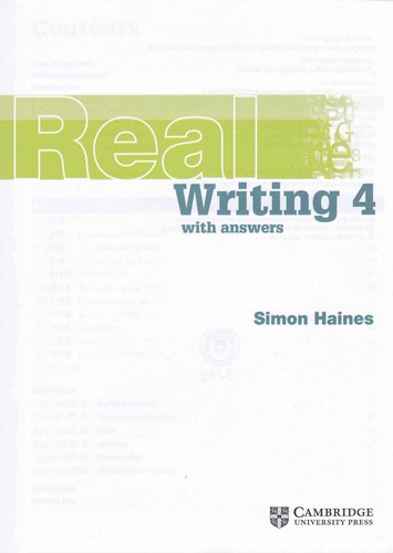 Посібник «Cambridge English Skills Real Writing 4 with Answers and Audio CD
