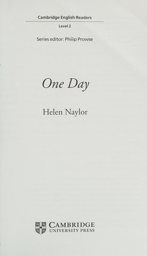 CER 2. One Day (with Downloadable Audio)