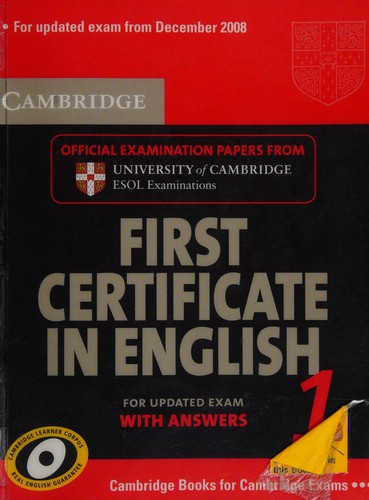 Комплект книг «Cambridge FCE 1 Self-study Pack for update exam