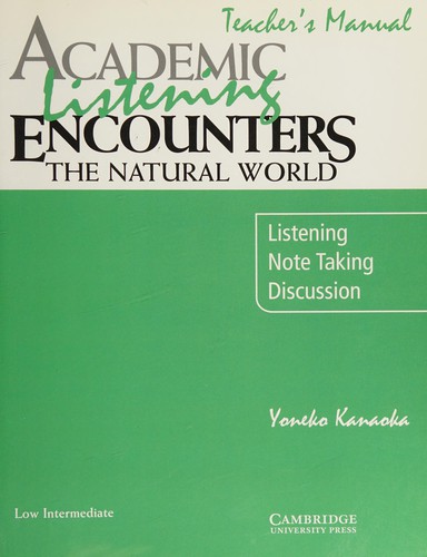 Підручник «Academic Listening Encounters: The Natural World, Low Intermediate Student's Book with Audio CD : Listening, Note Taking, and Discussion