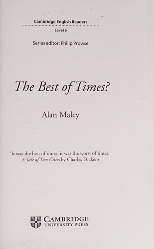 CER 6. The Best of Times? (with Downloadable Audio)