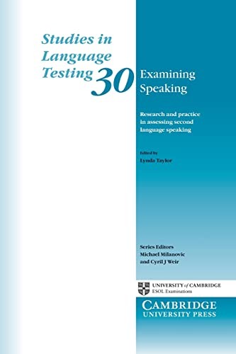 Посібник «Examining Speaking: Research and Practice in Assessing Second Language Speaking