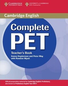 Книга для вчителя «Complete PET. Teacher's Book