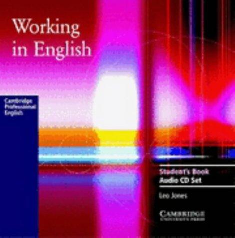 Аудіодиск «Working in English. Audio CD Set