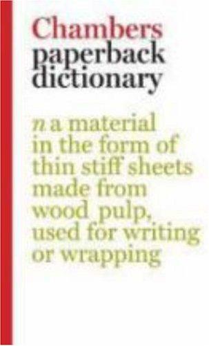 Словник «Chambers Paperback Dictionary, 3rd edition
