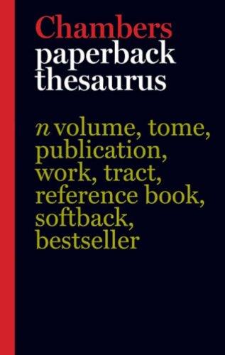 Словник «Chambers Paperback Thesaurus, 3rd edition
