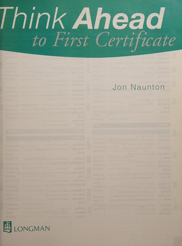 Посібник «Think Ahead to First Certificate Course Book New Edition