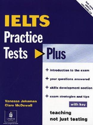 Посібник «Practice Tests Plus IELTS Level 1 Student's book with key+CD (підручник+аудіодиск)
