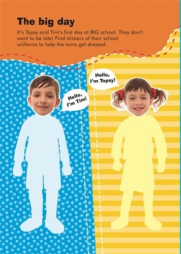 Посібник «Our School Day: A Ladybird Topsy and Tim Sticker Activity Book