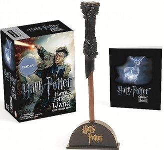 Harry Potter Wizard's Wand with Sticker Book: Lights Up!