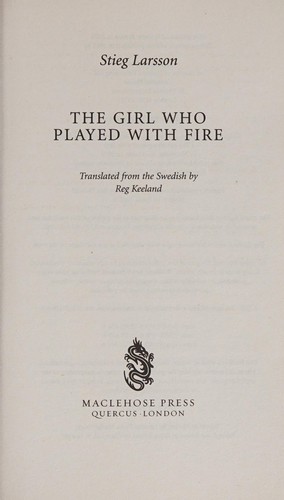 The Girl Who Played With Fire