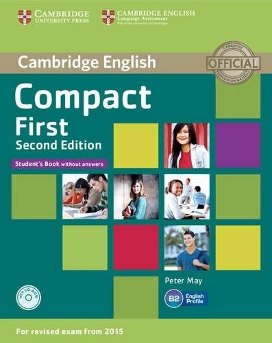 Підручник «Compact First 2nd Edition. Student's Book without Answers with CD-ROM