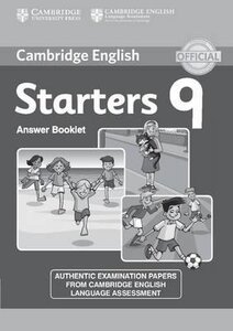 Посібник «Cambridge YLE Tests 9 Starters. Answer Booklet (відповіді до підручника)