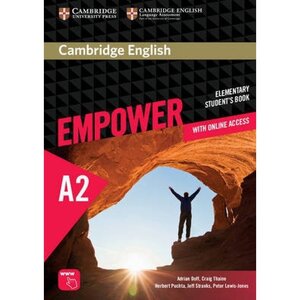 Посібник «"Cambridge English Empower A2 Elementary Student's Book+Assesment+Work Book"(підручник)