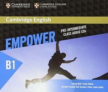 Посібник «Cambridge English Empower B1 Pre-Intermediate Class Audio CD's (аудіодиск)
