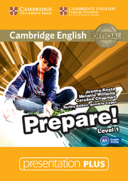 DVD диск «Cambridge English Prepare! Level 1 Presentation Plus DVD-ROM