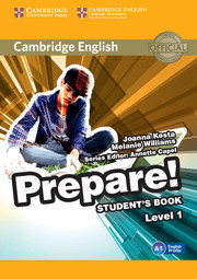 Посібник «Cambridge English Prepare! Level 1 Student's Book+Work Book(підручник+робочий зошит)