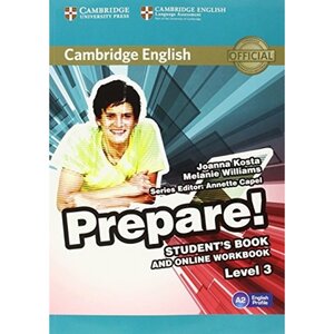 Посібник «Cambridge English Prepare! Level 3 Student's Book + online Work Book (підручник)