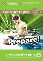 DVD диск «Cambridge English Prepare! Level 7 Presentation Plus DVD-ROM