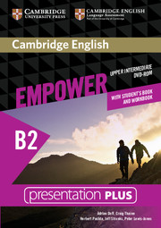DVD диск «Cambridge English Empower B2 Upper-Intermediate Presentation Plus DVD-ROM (with Student's Book and Workbook)