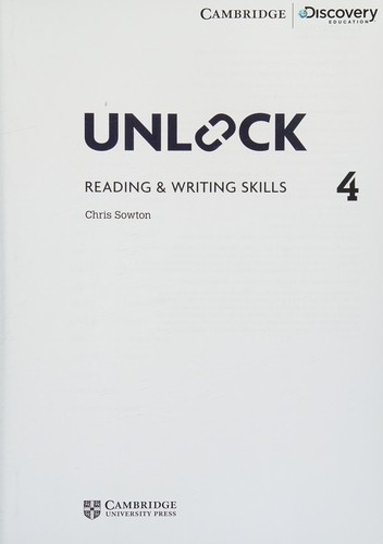 Підручник «Unlock Level 4 Reading and Writing Skills Student's Book and Online Workbook