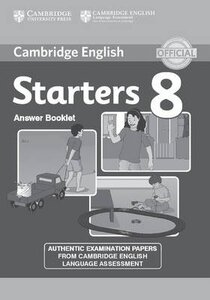 Посібник «Cambridge YLE Tests 8 Starters. Answer Booklet (відповіді до підручника)