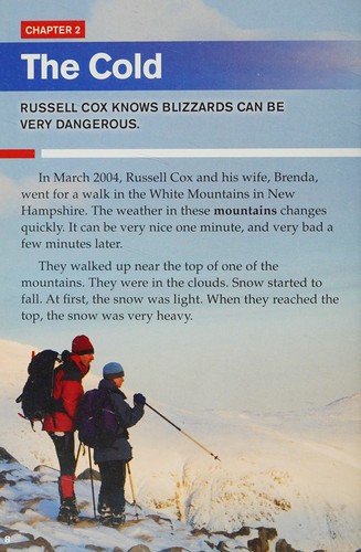 CDIR Level A1. Blizzards: Killer Snowstorm (Book with Online Access)