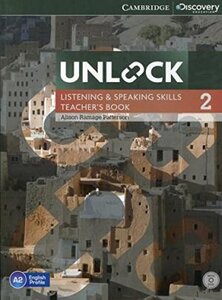Книга для вчителя «Unlock Level 2 Listening and Speaking Skills Teacher's Book with DVD