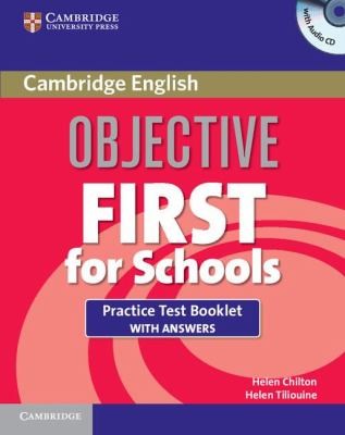 Робочий зошит «Objective First For Schools. Practice Test Booklet with Answers + Audio CD (буклет із тестами + відп. + диск)