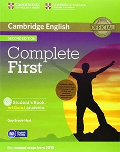 Комплект книг «Complete First 2nd Edition. Student's Pack (Student's Book without Answers + CD-ROM, Workbook without Answers + CD)