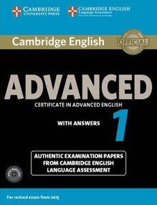 Посібник «Cambridge English Advanced 1 for Revised Exam from 2015 Student's Book Pack (Student's Book with Answers and Audio CDs (2))