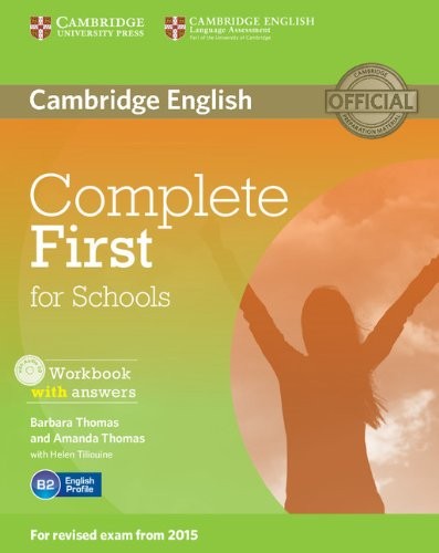 Робочий зошит «Complete First for Schools. Workbook + Answers + Audio CD