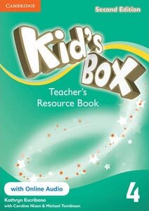 Книга для вчителя «Kid's Box Level 4 Teacher's Resource Book with Online Audio
