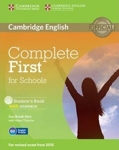 Підручник «Complete First for Schools. Student's Book with Answers with CD-ROM