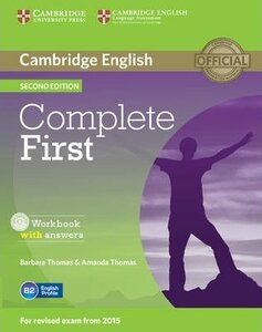 Робочий зошит «Complete First 2nd Edition. Workbook + Answers + Audio CD
