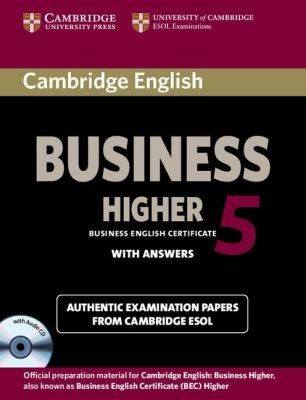 Посібник «Cambridge English Business Level 5 Higher Student's Book+CD (підручник+аудіодиск)
