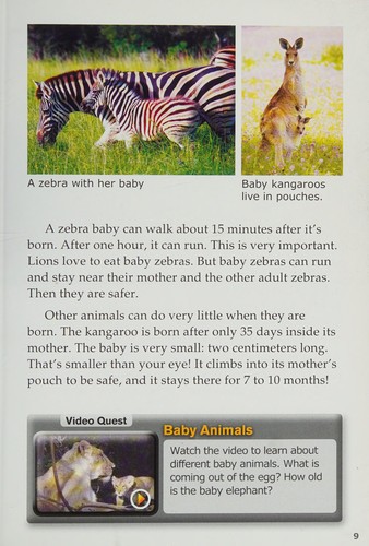 CDIR Level A1+. Growing Up: From Baby to Adult (Book with Online Access)