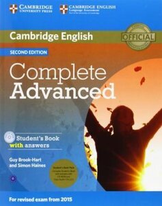 Підручник «Complete Advanced 2nd Edition. Student's Pack (Student's Book+Answers+CD-ROM and Class Audio CDs)