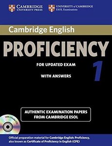 Посібник «Cambridge English Proficiency 1 Self-study Pack (підручник+аудіодиск)