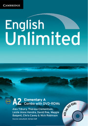 Підручник «English Unlimited Elementary A