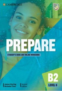 Підручник «Cambridge English Prepare! 2nd Edition Level 6 Student's Book with Online Workbook including Companion for Ukraine