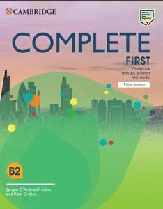 Робочий зошит «Complete First Third edition Workbook without answers and Downloadable Audio