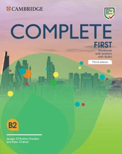 Робочий зошит «Complete First Third edition Workbook with answers and Downloadable Audio
