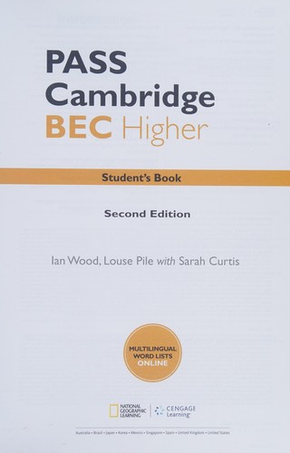 Посібник «PASS Cambridge BEC Higher