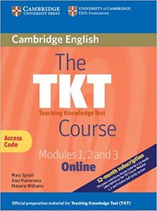 Посібник «The TKT Course Modules 1, 2 and 3 Online (Trainee Version Access Code Card)