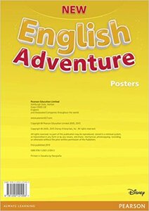 Посібник «New English Adventure Starter B Posters (плакати)