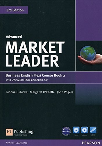 Посібник «Market Leader 3rd Edition Advanced Flexi Student Book 2 + DVD + CD (підручник)