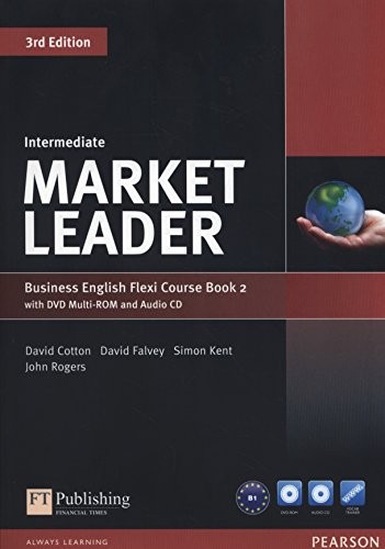 Посібник «Market Leader 3rd Edition Intermediate Flexi Student Book 2 + DVD + CD (підручник)