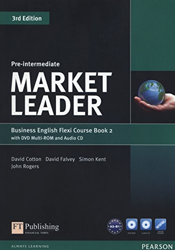 Посібник «Market Leader 3rd Edition Pre-Intermediate Flexi Student Book 2 + DVD + CD (підручник)
